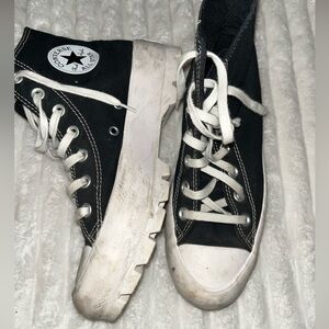 Converse Black and White Low Top Sneakers